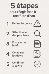 Fuite d’eau à Grenoble : réagir en 5 étapes