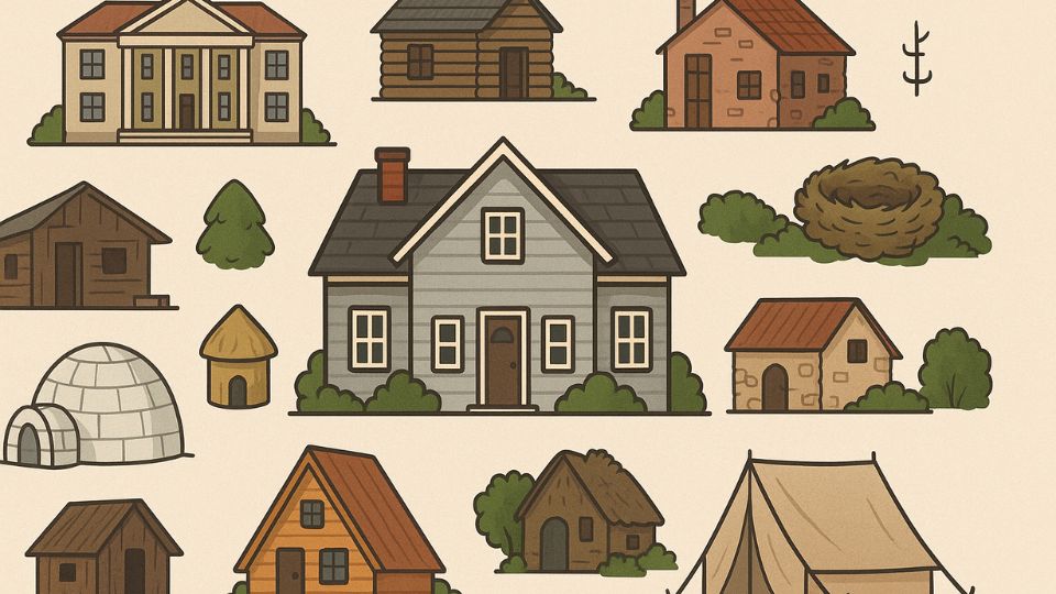 Quels sont les synonymes de maison ?